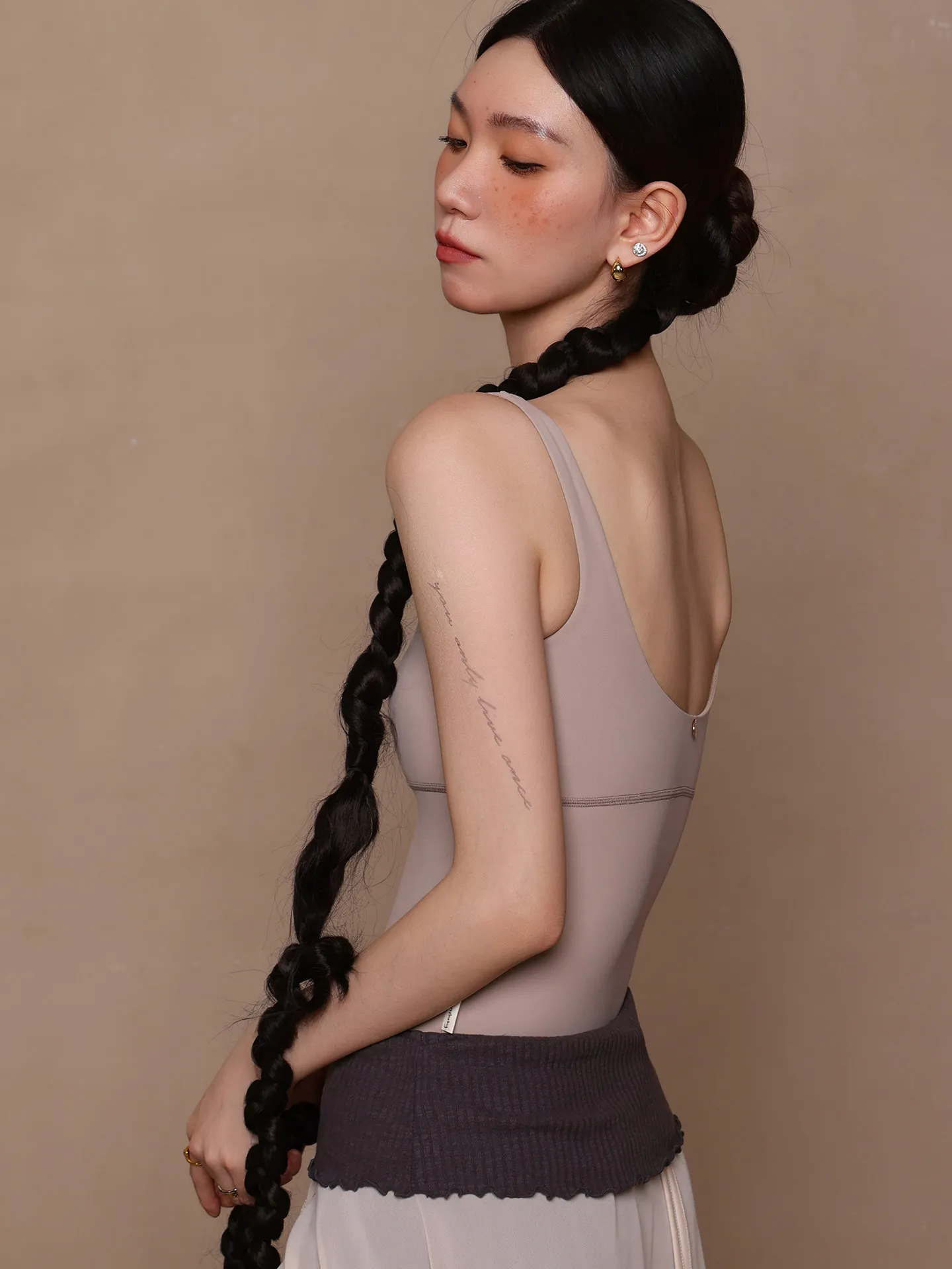 Herzförmiger Ausschnitt Einfaches Ballett-Trikot Damen Yoga-Übungs-Top Mädchen Ballett-Gymnastik-Bodysuit Ballerina-Auftritts-Tanztrikots