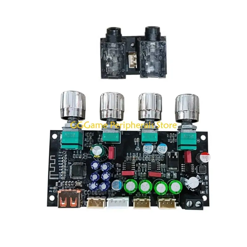 U55B 8-36V Upgraded Karaoke Reverberation Board Professional Microphone Preamplifier DSP