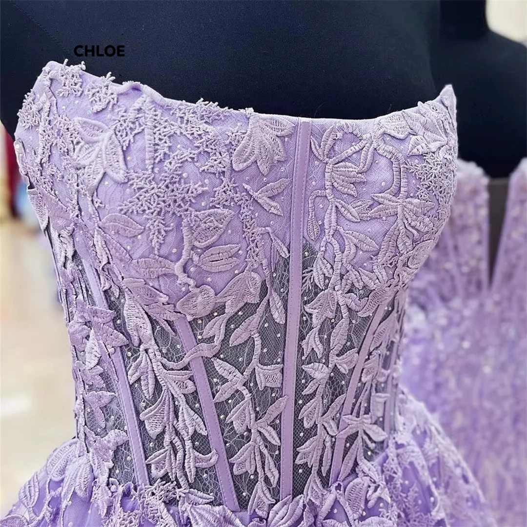 Custom Made Evening Dresses Woman Elegant Luxury Prom Dresses 2025 Line A Off-shoulder Sleeveless Robe Soiree Ball Gown Dress