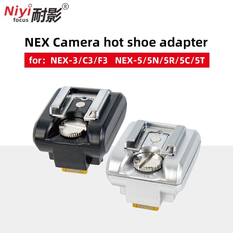 NEX Camera Flash Adapter Suitable for Sony NEX-3/C3/F3 NEX-5/5N/5R/5C/5T Single Touch Flash Camera Hot Shoe Adapter Accessories