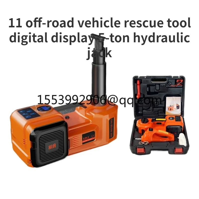 Off-road vehicle rescue tool digital display 5-ton hydraulic jack