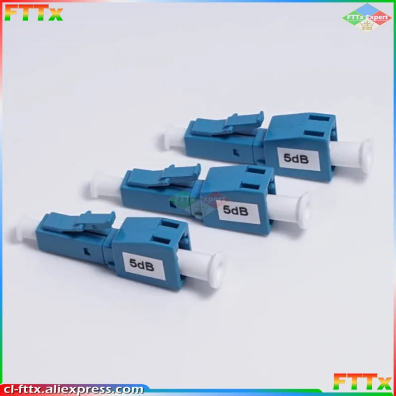 

LC UPC Fiber Optic Attenuator Single-mode Fiber Optic Male to Female Connector 3DB/5DB/7DB/10DB/15DB Adapter 1pc