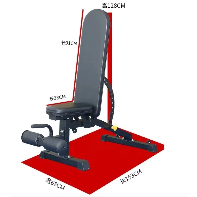 2025 Equipo deportivo popular de alta calidad: banco plano de máquina de ejercicios físicos para gimnasio para entrenamiento diario
