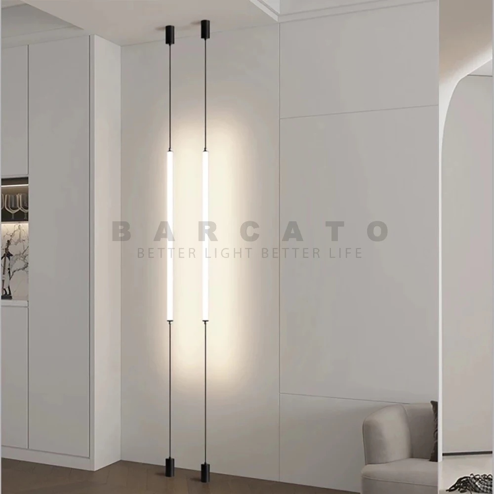 

Slim Line Floor Light Pendant Light Luxury Gold Atmosphere Living Room Bedroom Hotel Living Room Beside Ambient Custom LED Light