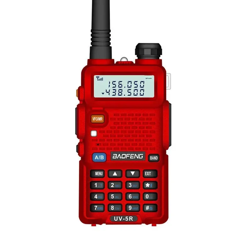 Baofeng Uv-5r Intercomunicador Comercial Doble Banda Portátil 5RE Colorido Para Viajes Al Aire Libre Y Uso De Automóviles