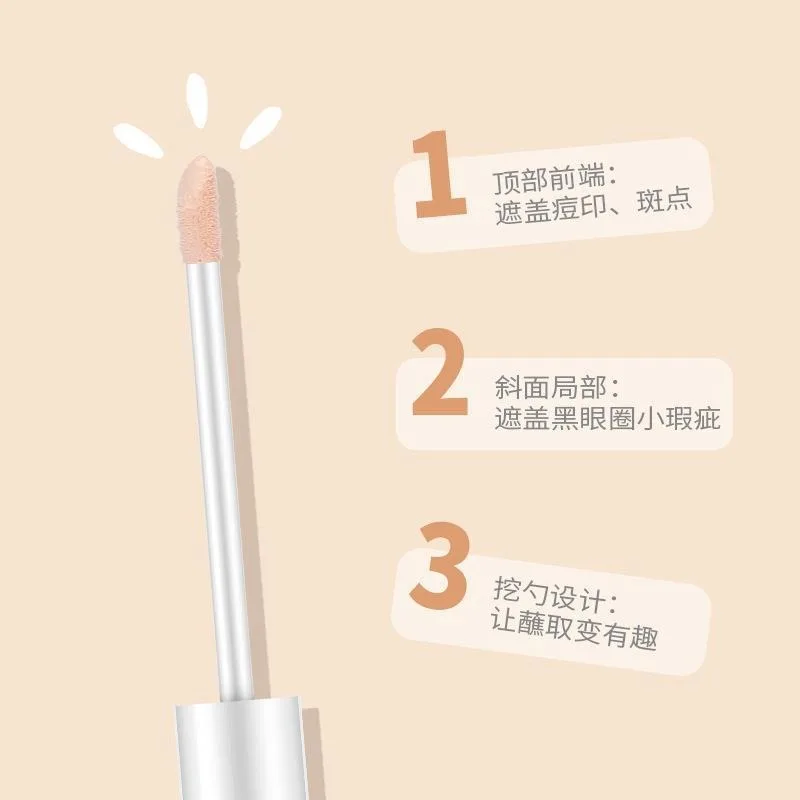 Liquid Concealer Facial Repair Liquid To Cover Black Eyes Face Defects Invisible Pores Matte and Highlight Facial Repair Liquid