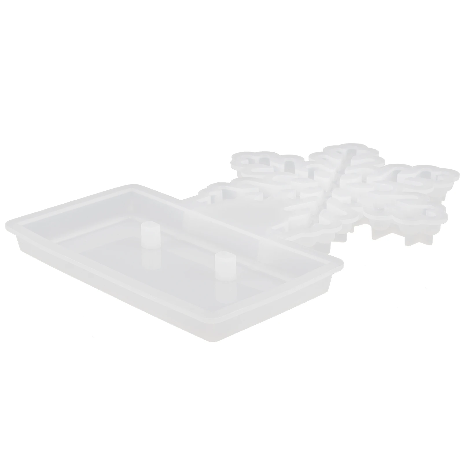 

Christmas Snowflake Silicone Mold Flexible Durable Craft Epoxy Ornament Diy Resin Mold For Home Desktop Decor Jewelry Handicraft