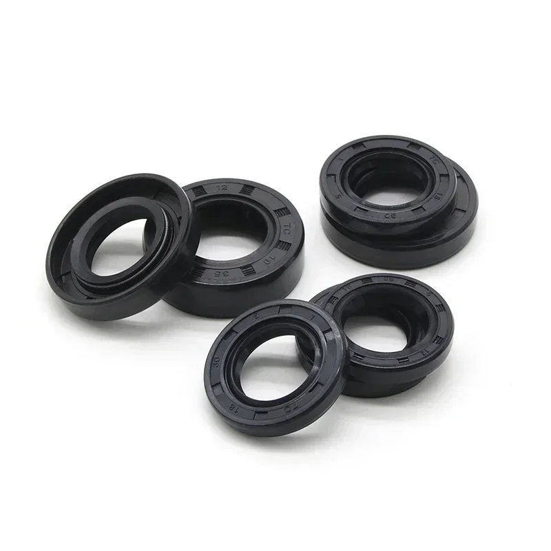 2/5 pz ID 18mm NBR Paraolio TC-18*24/25/26/28/30/32/35/40/42/45/47*5/6/7/8/10mm Albero In Gomma Nitrilica Doppio Labbro Guarnizione Olio