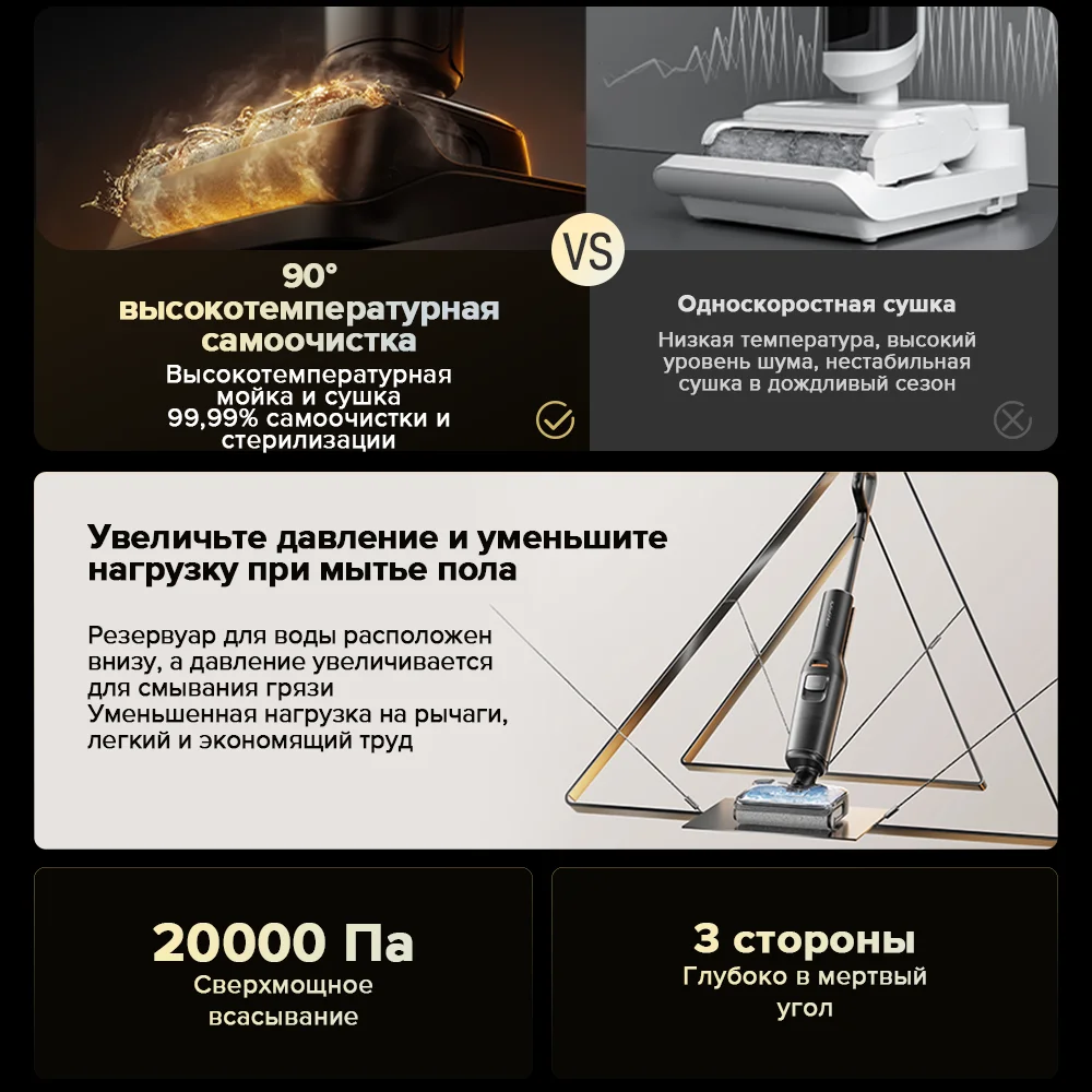 Рисунок 2 - Пылесос Roborock F25 Combo