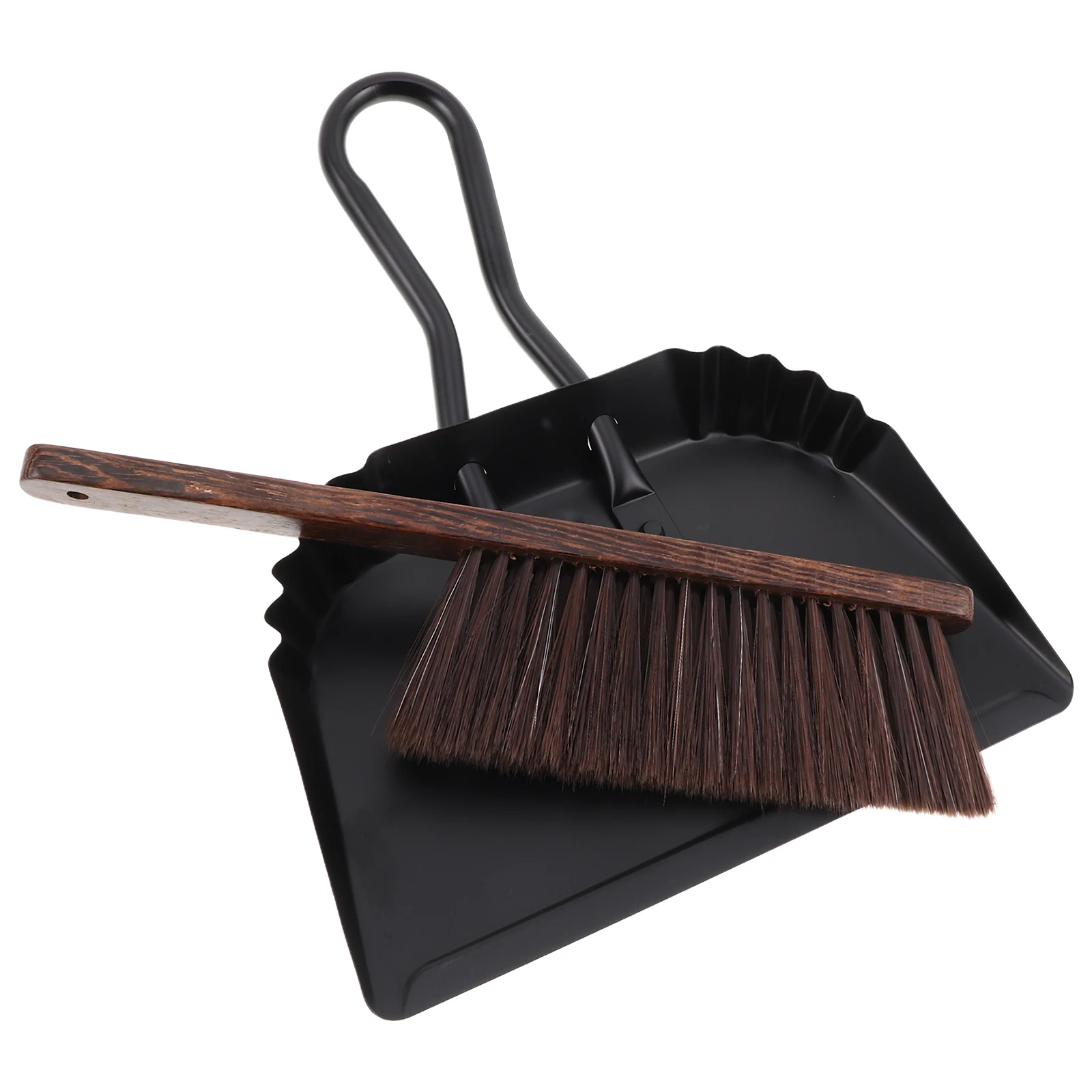 

Heavy Duty Stainless Steel Dustpan Compact Handheld Shovel Mini Broom Set Dustproof Cleaning Tool Portable