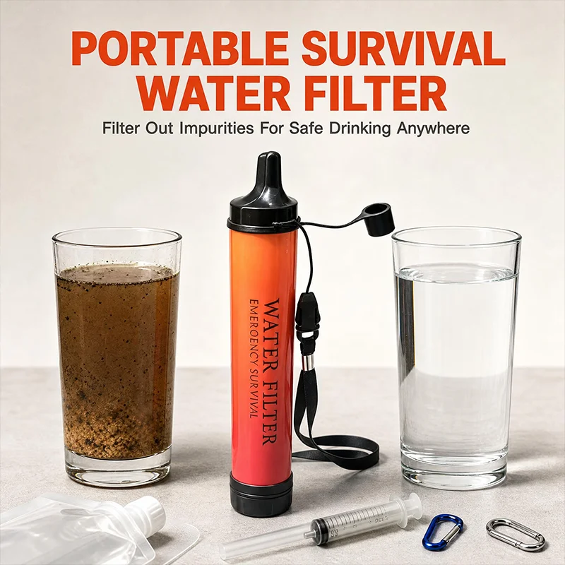 5000L Portable Emergency Survi - Water Purification Straw recension och pris