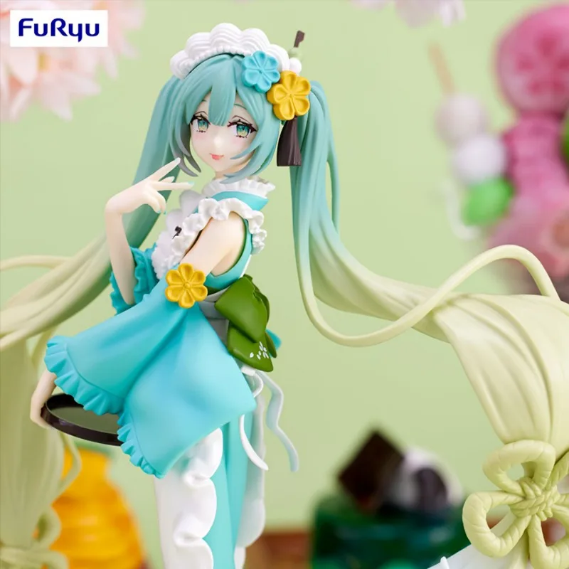 新品正規品-バンダイ-フリュー-初音ミク-インフィニットチャーム-マッチーケーキ-ミントグリーン-フィギュア-ギフト-オーナメント-在庫あり