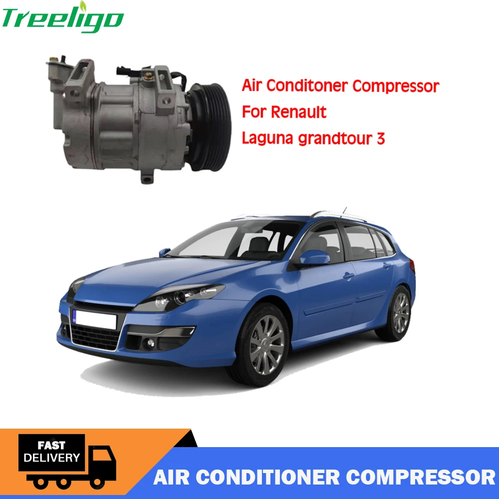 

Car A/C Air Conditioning Compressor 8200720417 For Renault Laguna Grandtour 3 2008 - 2015 Automotive AC Conditioner Compressor