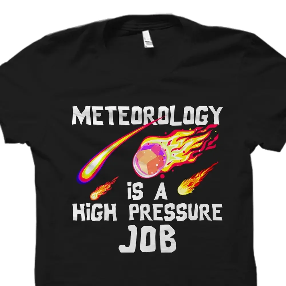 Meteorology T Shirt Meteorologist For Him Weatherman Her Os4357