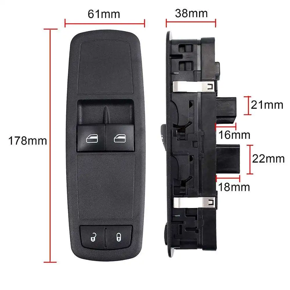 High Performance Power Master Window Switch OEM 04602537AE For Town Country Grand Caravan