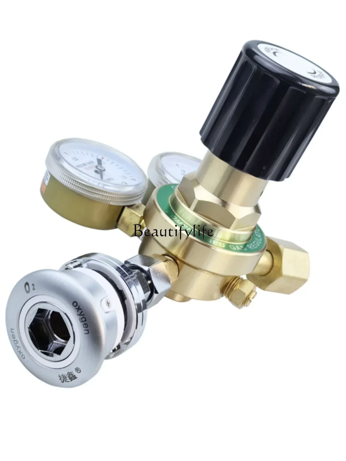 

B Oxygen cylinder to German standard reducer end oint ure coer material rocessing