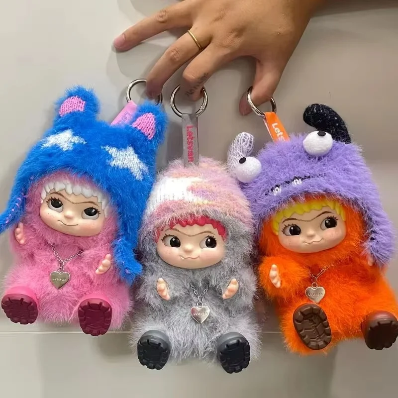 

Wakuku V1 Fuzzy Trendy Fun Party Series Виниловая плюшевая слепая коробка Сумка Подвеска Брелок Украшение рабочего стола Модная игрушка в подарок для девочки