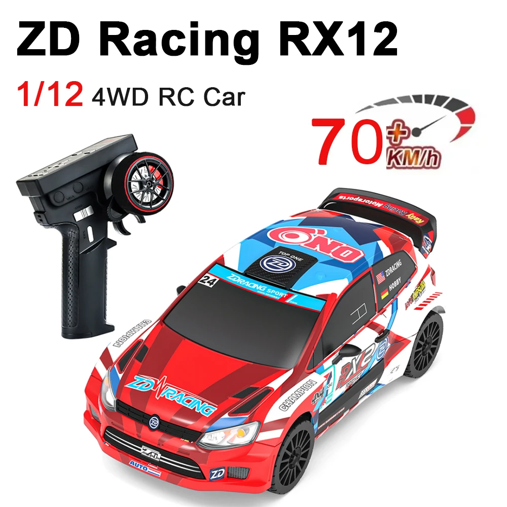 

1/12 ZD RX12 RC Remote Control Rally Car 6-Channel Electric High-Speed Brushless Four-Wheel Drive Racing Car Remote Control Car