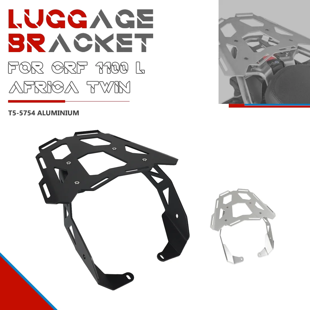 

Motorcycle For Honda Africa Twin CRF1100L 2019 2020 2021 Rear Carrier Luggage Rack Tailbox Fixer Holder Cargo Bracket Tailrack