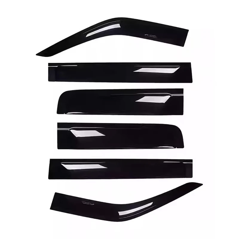 Hot Sale ABS Car Window Visor 6 Pieces Rain Guard Side Window Sun Visor Wind Deflector for  Leopard 5 2025 Accessories