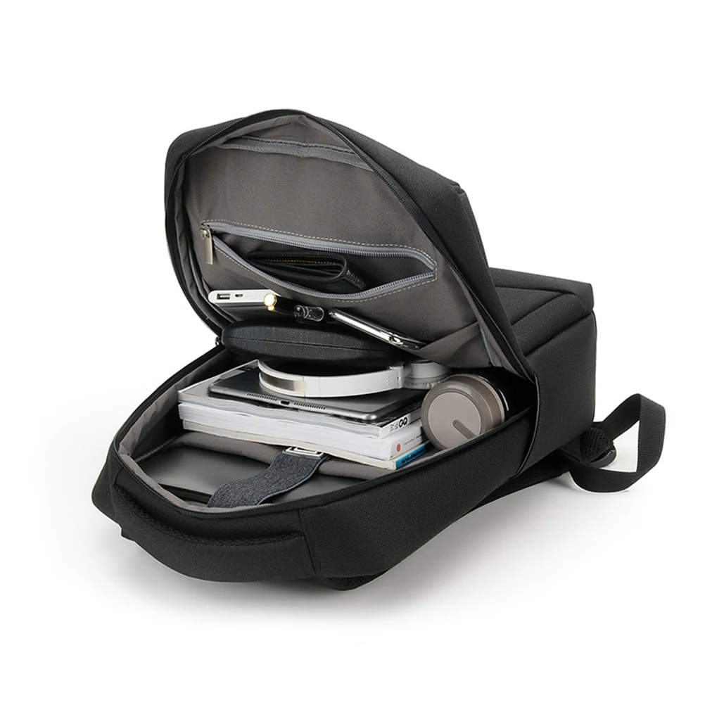 

Waterproof Computer Backpack Business Laptop Bag Large Capacity Oxford Cloth Multi Function Satchel Casual Backpack For Work
