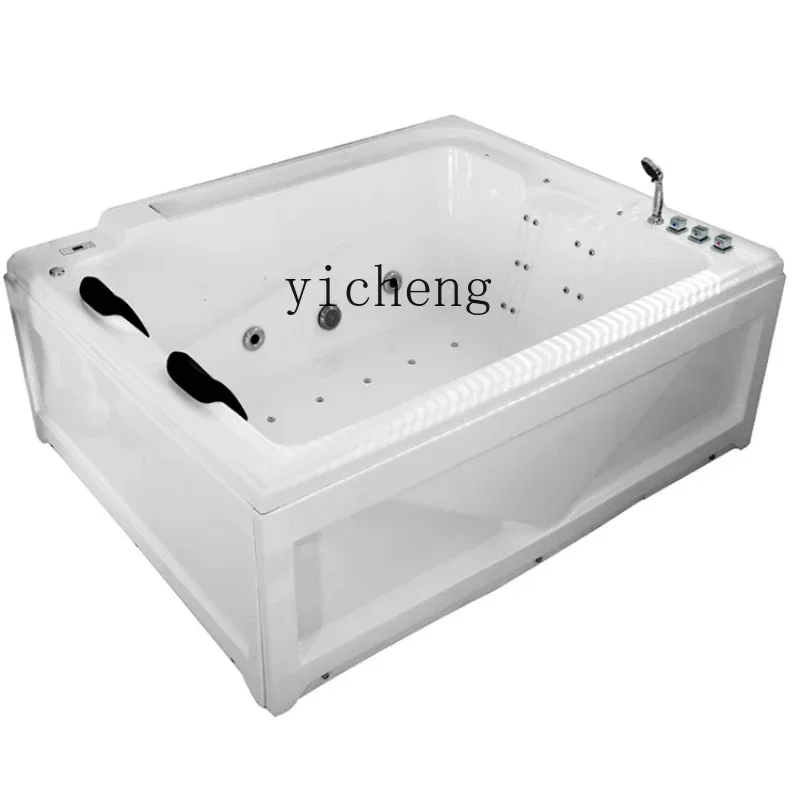 

Double Bath Adult Home Freestanding Thermostatic Surfing Jacuzzi Acrylic