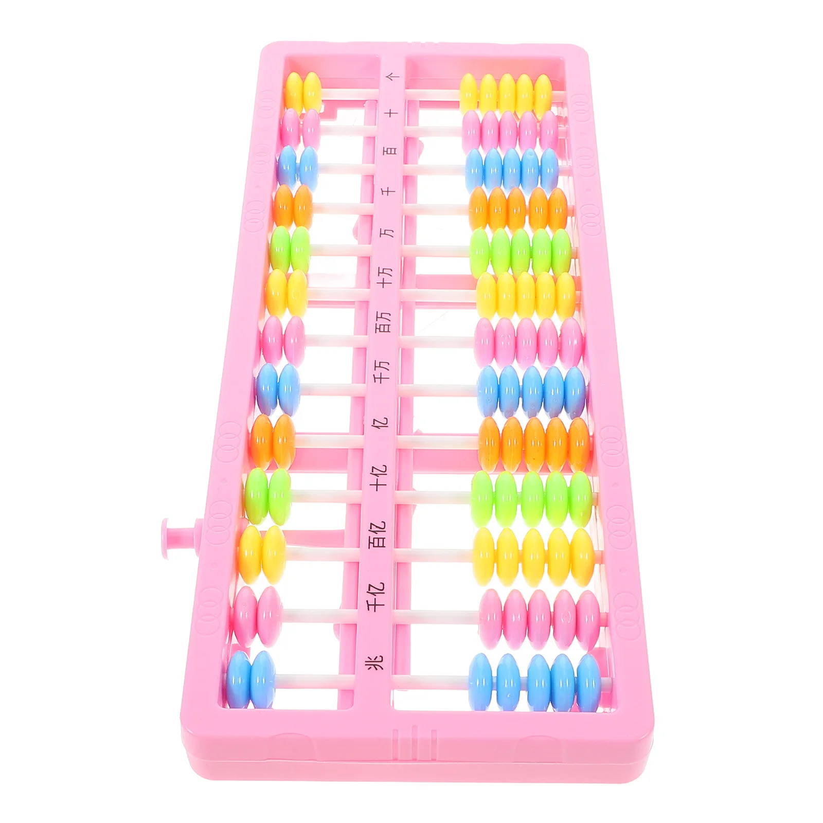 13 cijfers kleurrijke kralen duurzaam plastic telraam afgerond frame wiskunde leermiddel telhulpmiddel plastic telraam