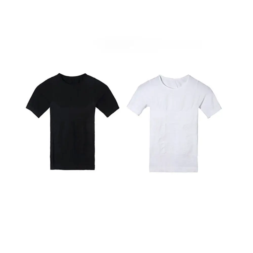 

Solid Color Belly Contracting Body Shaper Men Thin Tummy Control Slimming Shapewear Undershirts Lingerie Men's Underwear M