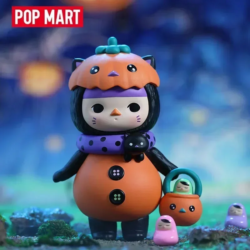 POP MART Pucky Monster Baby Serie Blind Box Erraten Tasche Mystery Box Spielzeug Puppe Nette Anime Figur Desktop Ornamente Sammlung