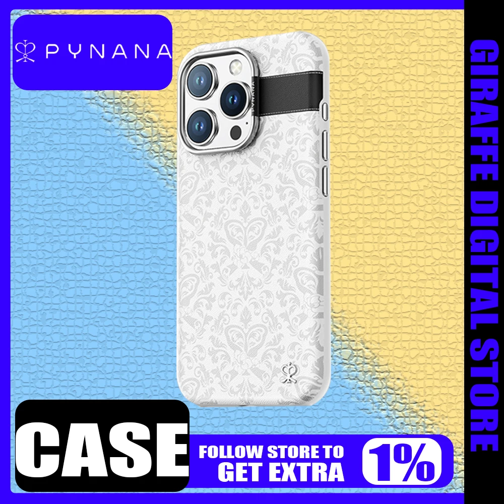 PYNANA Creative Case Cover iPhone16ProMax Case Magsafe Magnetic Wireless Charging iPhone16Pro Cover Custom Anti-drop Fashion