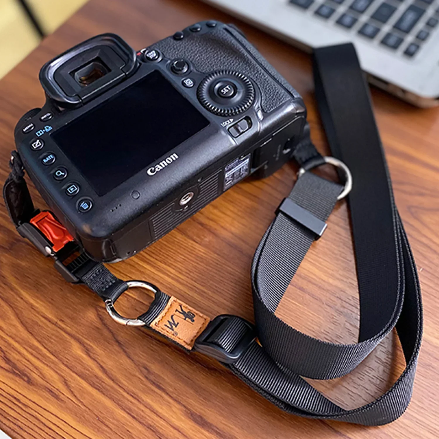 

Эргономичный шейный ремешок для камеры Canon/Sony/Nikon/Fuji из микрофибры из кожи и хлопка с противоскользящей рукояткой, универсальное уплотнительное кольцо