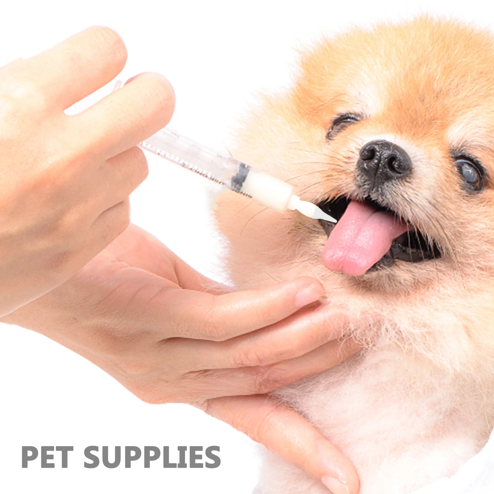 

20 Pcs Pet Breastfeeder Pacifier Animal Feeding Bottles Nipples Kitten Feeders Newborn Milk Transparent Nursing