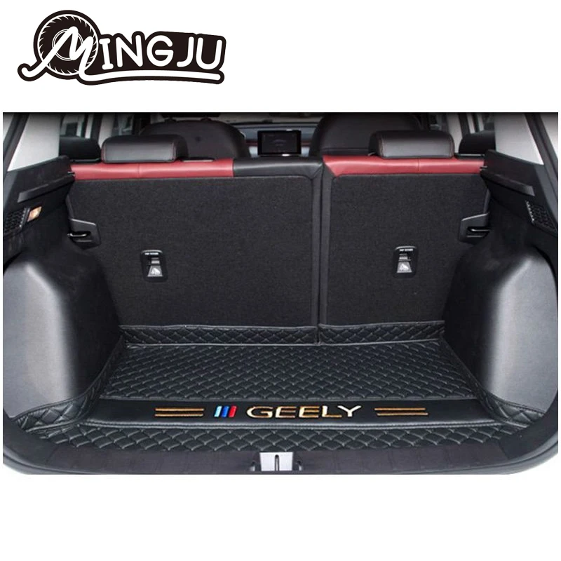 For Geely coolray 2023 2024 2025 Car Boot Mat Rear Trunk Liner Cargo Leather Floor Carpet Tray Protector Accessories