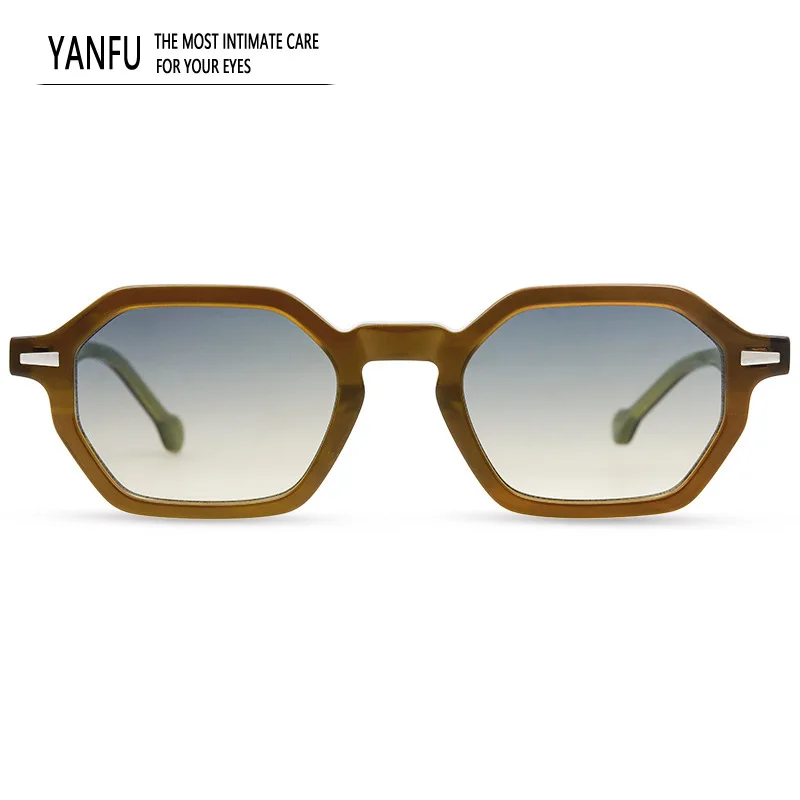 

Маленькая оправа, модные ретро-высококачественные солнцезащитные очки для путешествий с рисовыми ногтями, женские ацетатные уличные солнцезащитные очки, мужские очки UV400, 138 мм