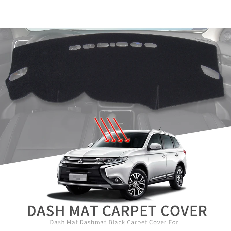 

for Mitsubishi Outlander 2013 2014 2015 2016 2017 2018 2019 2020 Car Dashboard Mat Dash Mat Dashmat Sunshade Protective Carpet