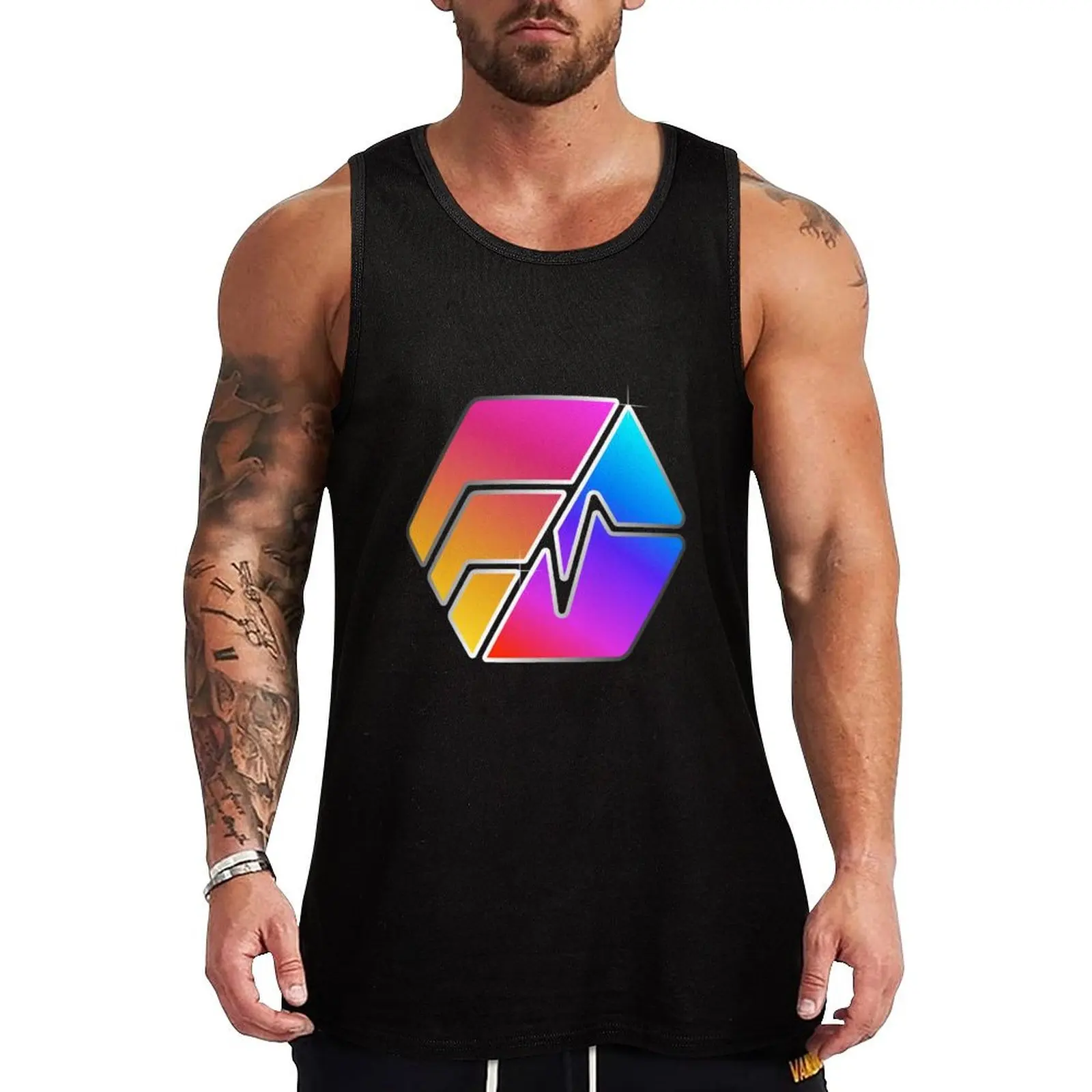 

HEX PULSE Logo Tank Top anime summer clothes man 2024