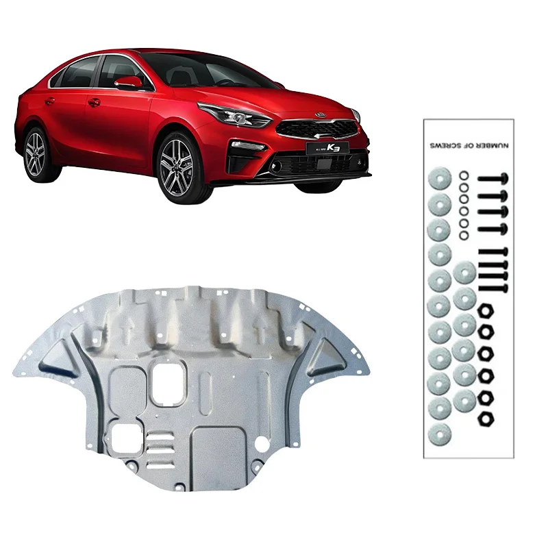 Exact Fit 3D Scanned Underbody Guard Engine Protection Plate Assurance For  Kia Forte 2019-2024 1.4T 1.5L