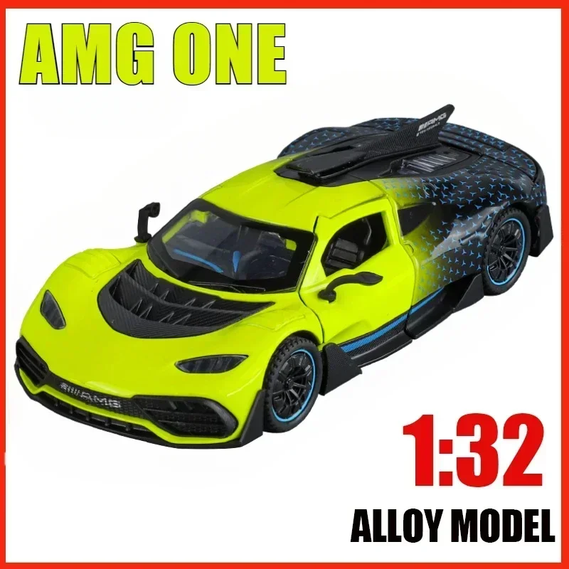 

1:32 AMG ONE Supercar High Simulation Alloy Car Model Sound and Light Children's Toy Collectibles Birthday gift