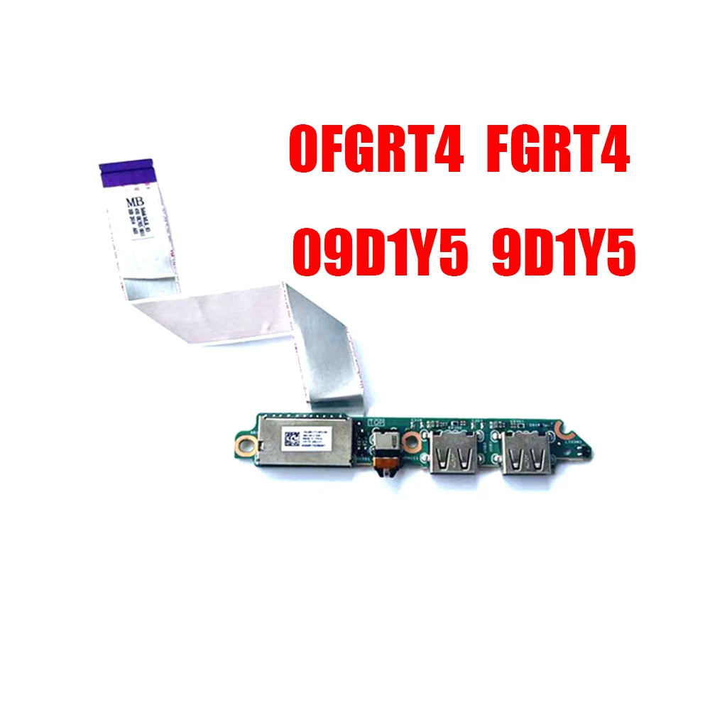 

Laptop Audio USB Port IO Circuit Board With Cable For DELL G3 3500 G5 5500 0FGRT4 FGRT4 09D1Y5 9D1Y5 450.OK703.0001 New