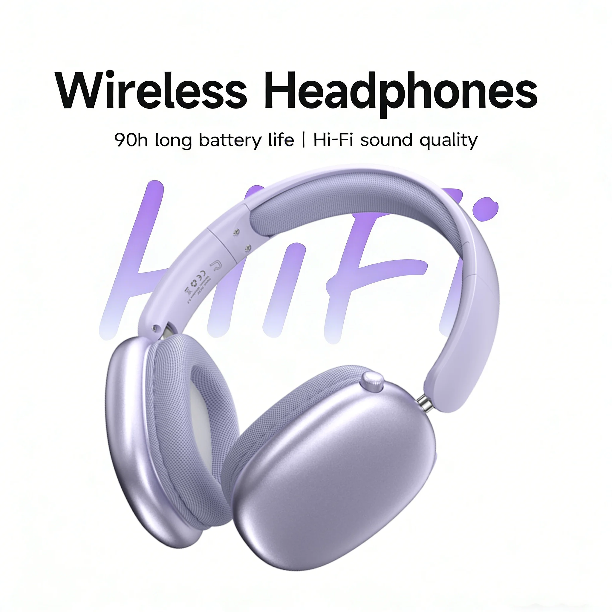 

Модные Bluetooth-наушники 5.3 с складной конструкцией, Hi-Fi звуком, легкие, для спорта и путешествий