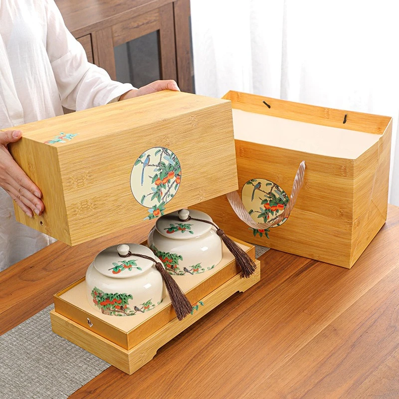 Everything goes well, tea packaging, ancient tea cans, high-end single cans.