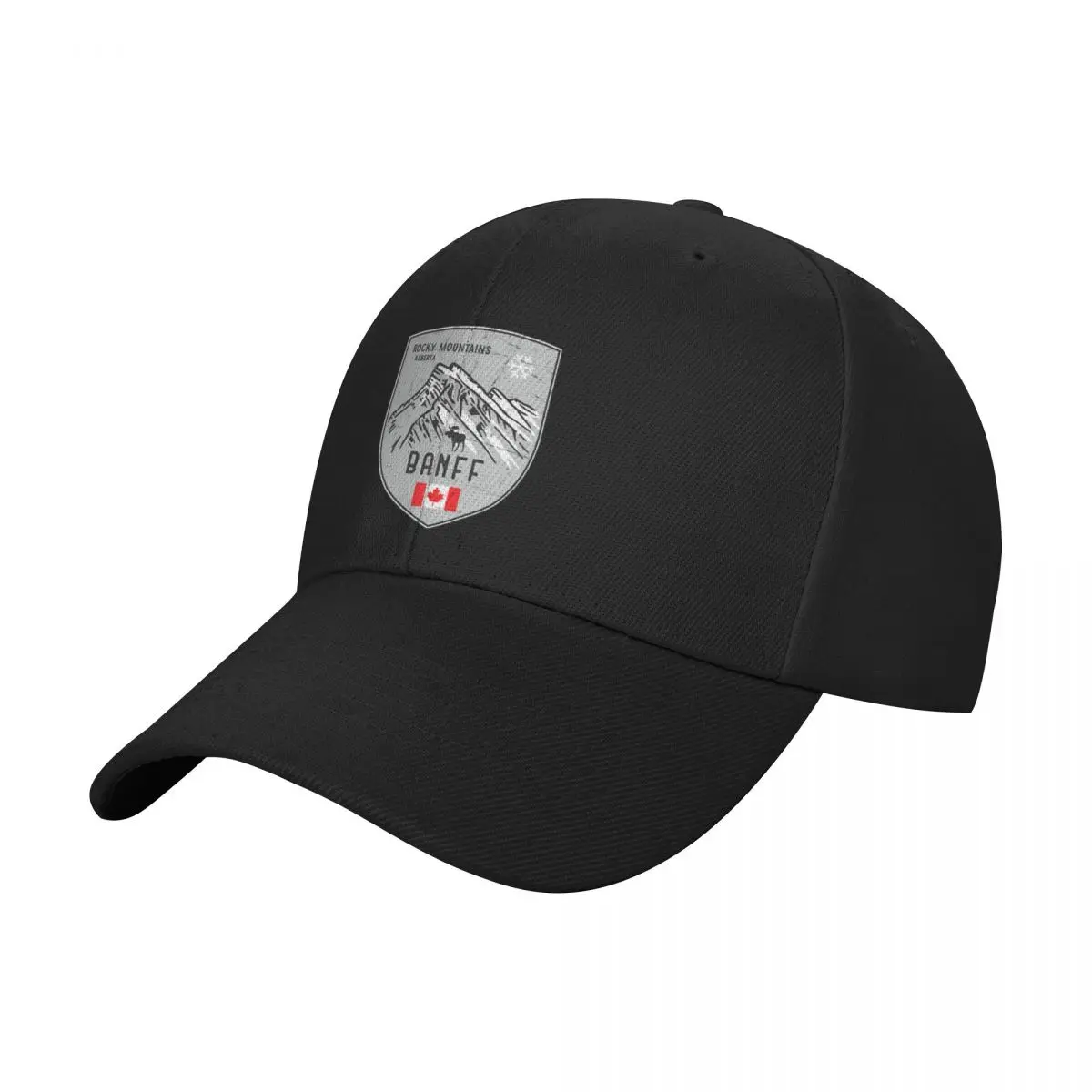 Fashion Banff Canada Emblem baseball cap Suitable For Round Faces Baseball Cap