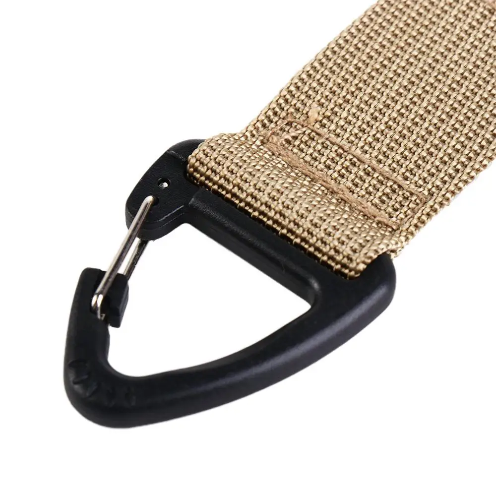 Belt Buckle Anti-lost Hat Keeper Clip Camping Carabiner Straw Hat Clip Adjustable Bag Strap Elastic Hat Clip Backpack Key Hook