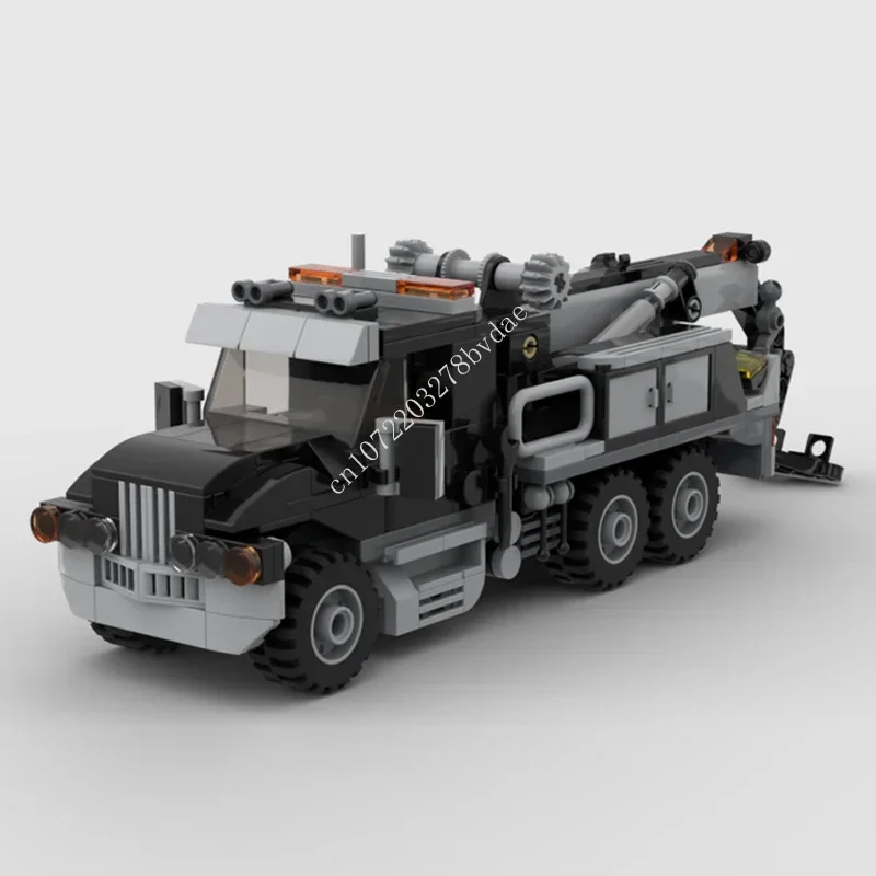 

350PCS MOC City Transportation Tow Truck with a Lift Arm and Tow Hook Model Building Blocks Bricks Creative Assembly Toys Gifts