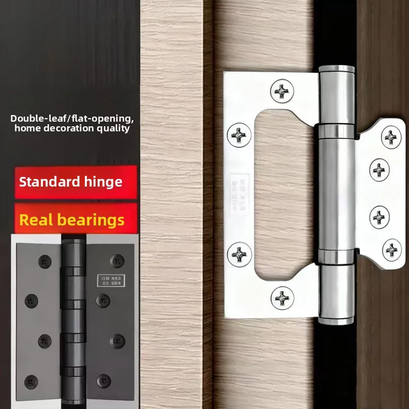 4‑inch-thick-stainless-steel-butt-hinge-silent-swing-hardware-household-wooden-bedroom-door-installation