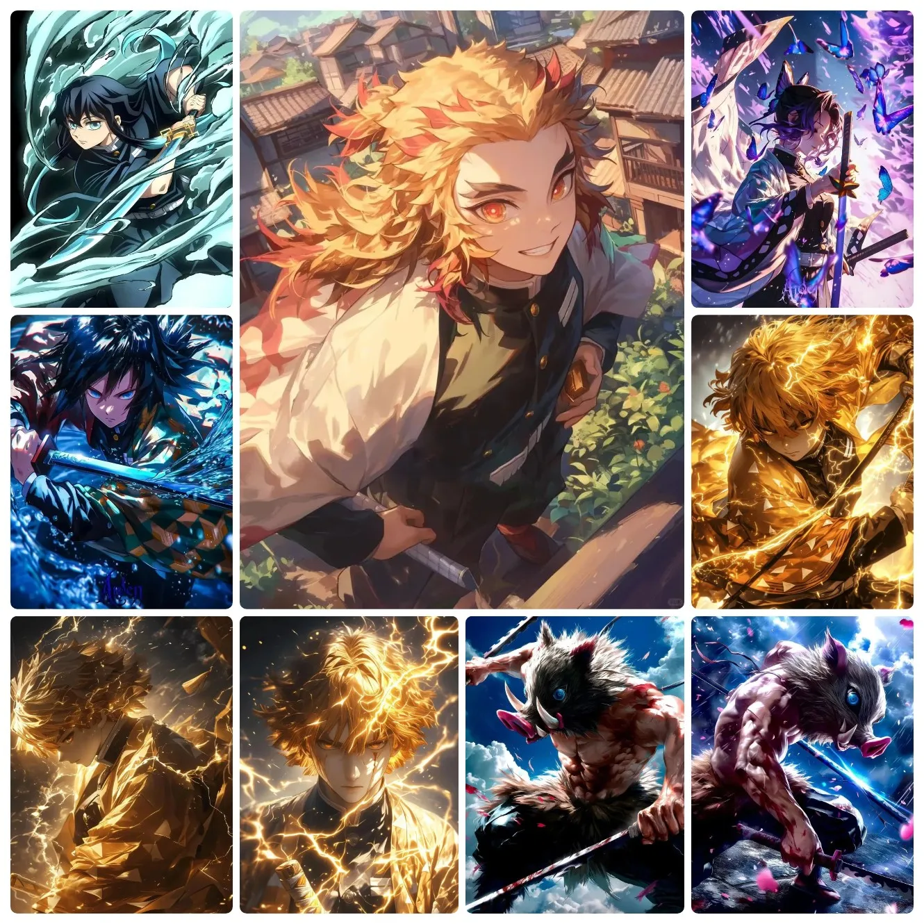 

Jigsaw Puzzles for Adults -Demon Slayer- Jigsaw Puzzle Home Decor Adults Puzzle Games Family Fun Puzzles Educational Toys