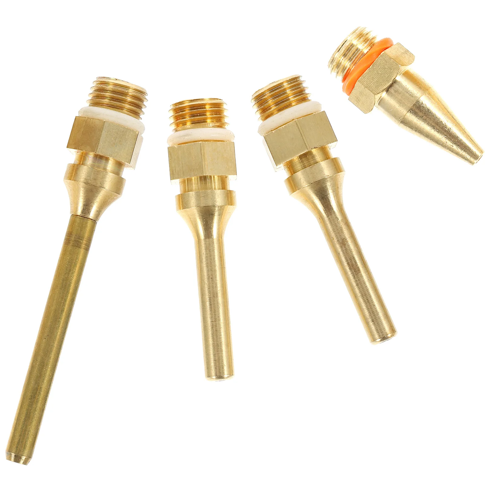 Assortimento di ugelli spruzzatori per colla in rame da 4 pezzi Durevole antigoccia Fine Craft Strumento di riparazione Accessorio Ugello spruzzatore per colla