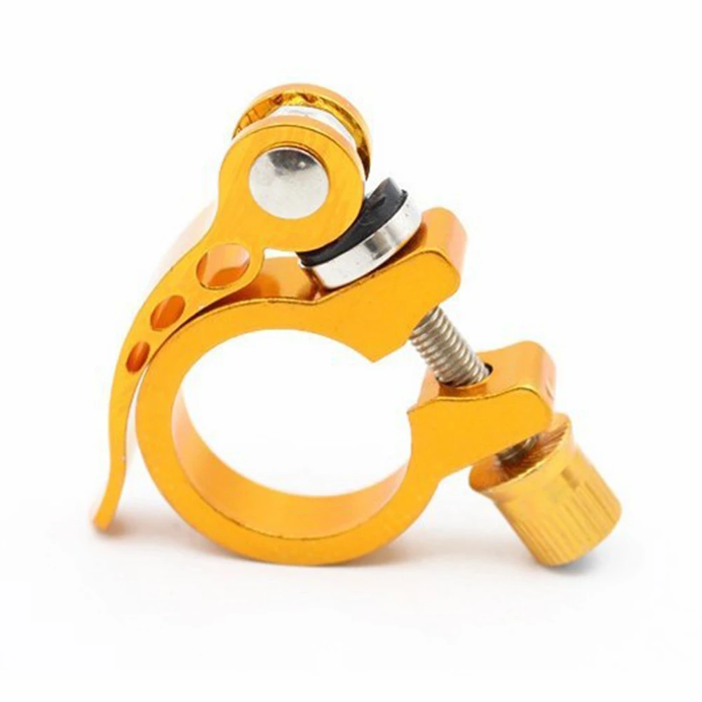 28.6/31.8/34.9 MTB Bike Rack Seatpost Clamp Locking Clip Quick Release Aluminium Seatpost Clamp Bicicleta Accesorios