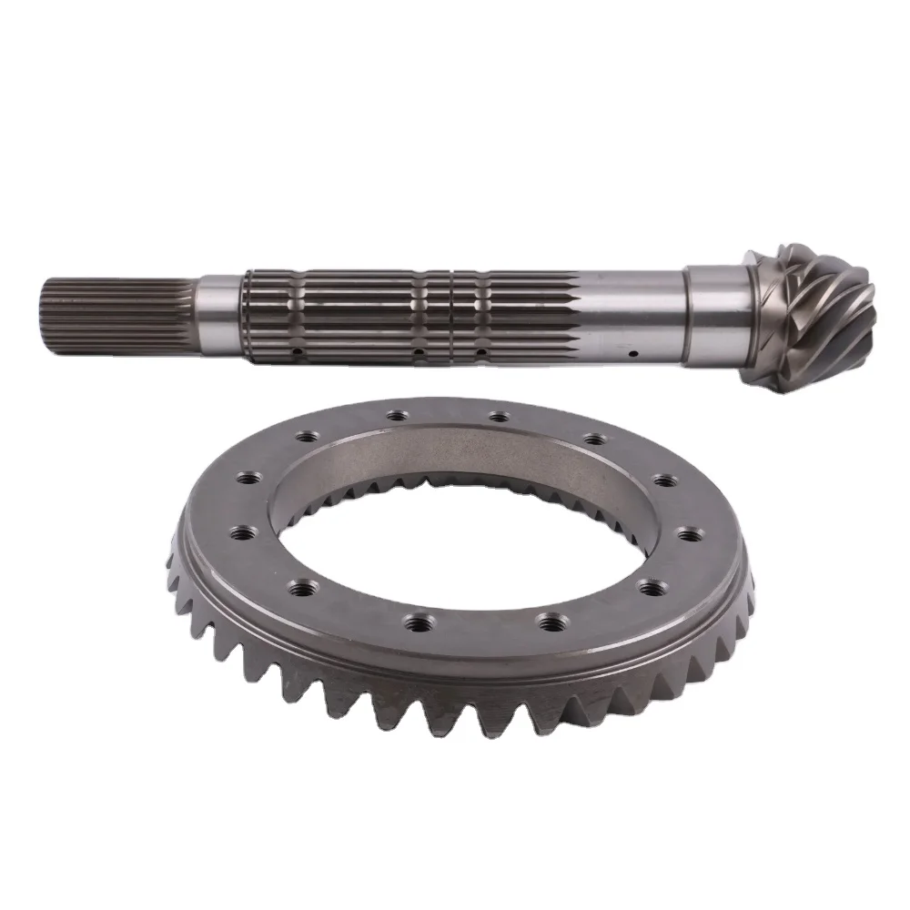 forRing Gear & Pinion / Bevel Gear Set A190330 Fits Backhoe Loader 580 Construction Machinery Parts Transmission Parts