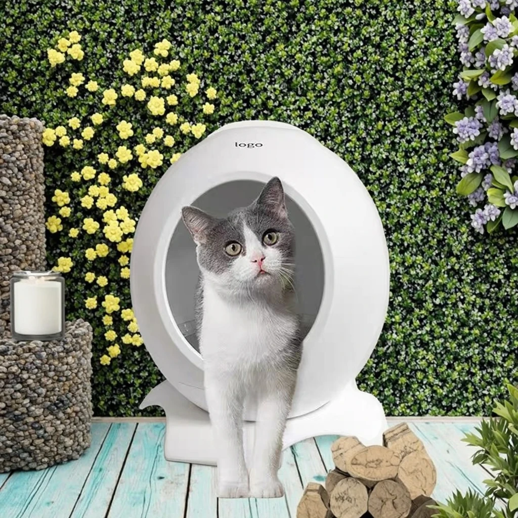 

2025 New Pet Factory's Smart Cooling Heating Cat House Tuya APP Control Easy Clean Summer Air Conditioning Furniture